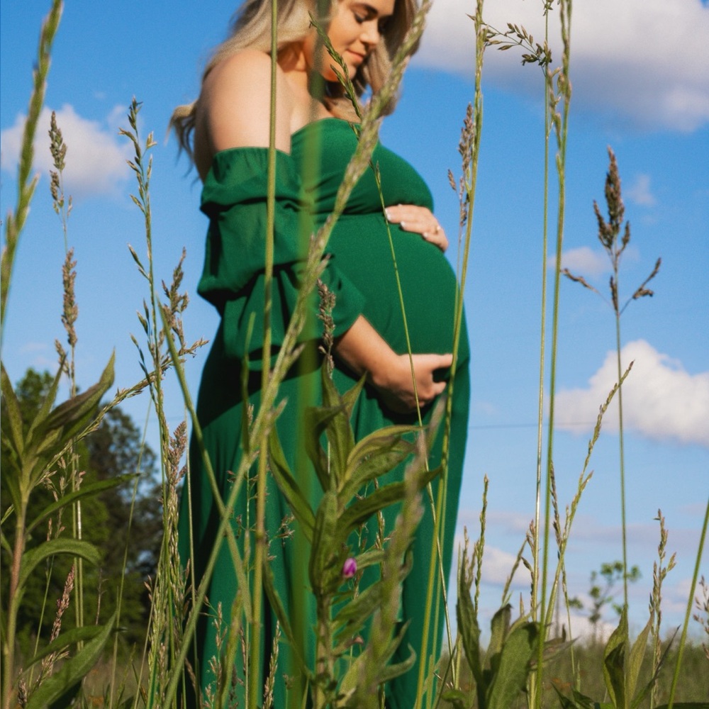 Elegant Green Maxi Dress